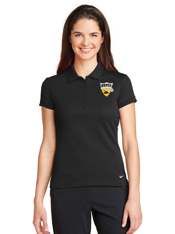 Nike Women's Dri-FIT Solid Icon Pique Modern Fit Polo
